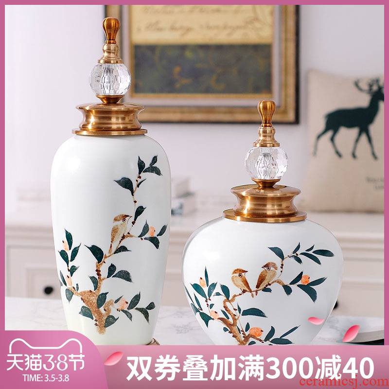 American country with ceramic decoration can furnishing articles household act the role ofing is tasted a sitting room a three - piece reveals ark decoration arts and crafts