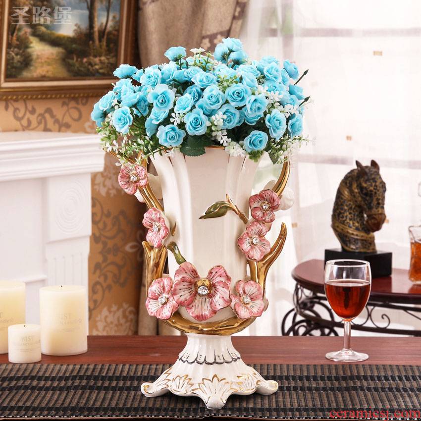 SAN road fort European rural ceramic vase ideas mesa vase furnishing articles household act the role ofing is tasted the new home decoration