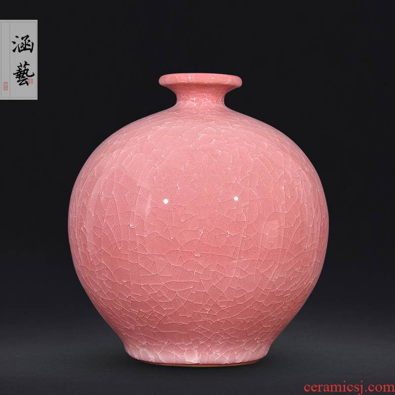Classical jingdezhen ceramics borneol sitting room of Chinese style household vase decoration handicraft furnishing articles TV ark