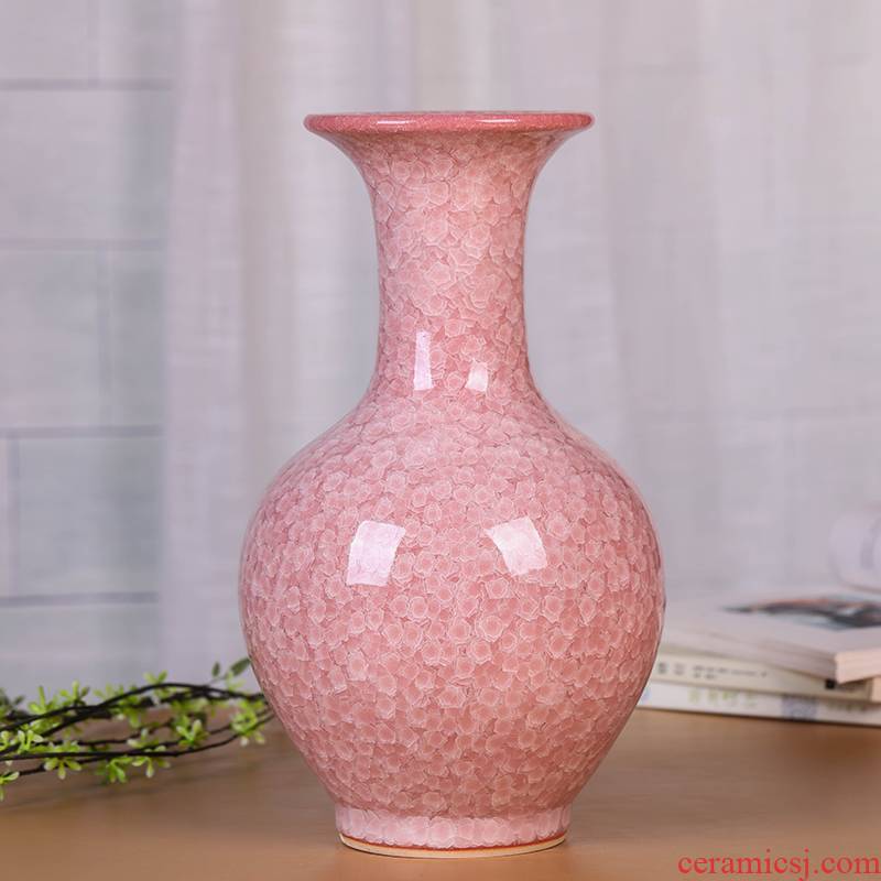 Jingdezhen ceramics furnishing articles flower vase modern home sitting room adornment of TV ark, wine craft flower receptacle
