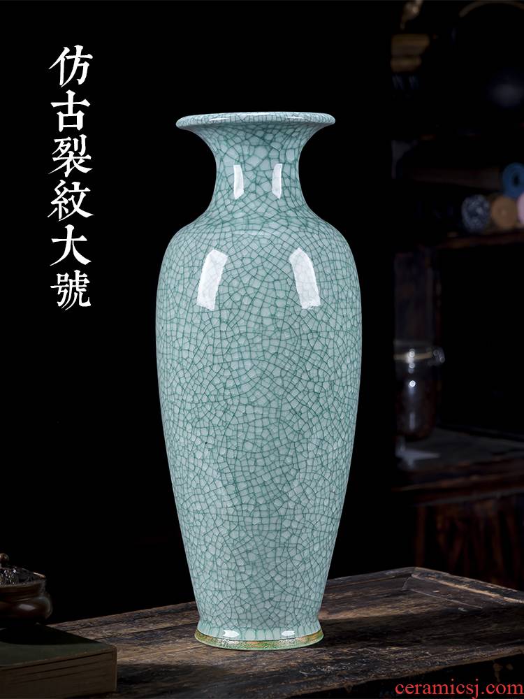 Archaize of jingdezhen ceramics up with jun porcelain vases, large sitting room be born Chinese style household decorations furnishing articles