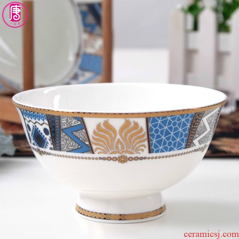 Yipin tang household rice bowls European - style ipads porcelain ceramic bowl 4.5 inches tall bowl restaurant tableware small bowl of porridge