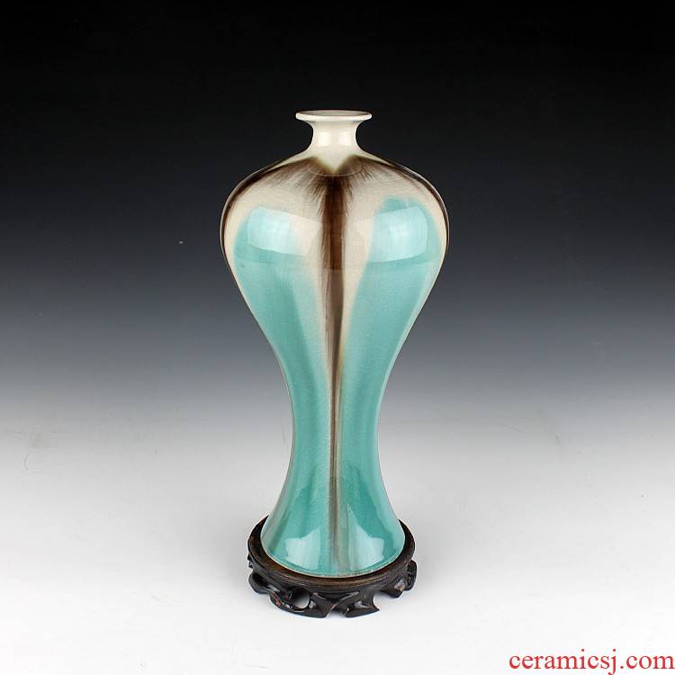 Jingdezhen ceramic vase furnishing articles up porcelain art open bottles of I and contracted household decorations