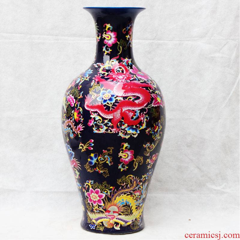 Aj34 jingdezhen ceramics in extremely good fortune of large vases, home sitting room adornment is placed new home decoration