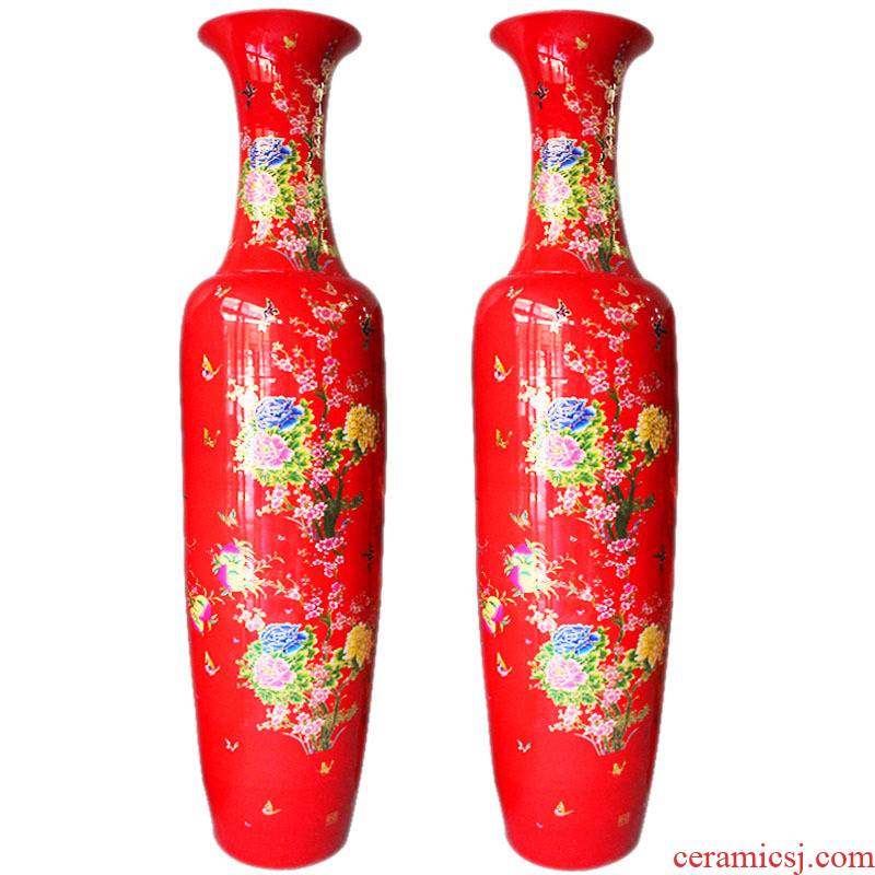 Jingdezhen ceramics of large vase very large hotel furnishing articles sitting room adornment opening gifts e139 villa