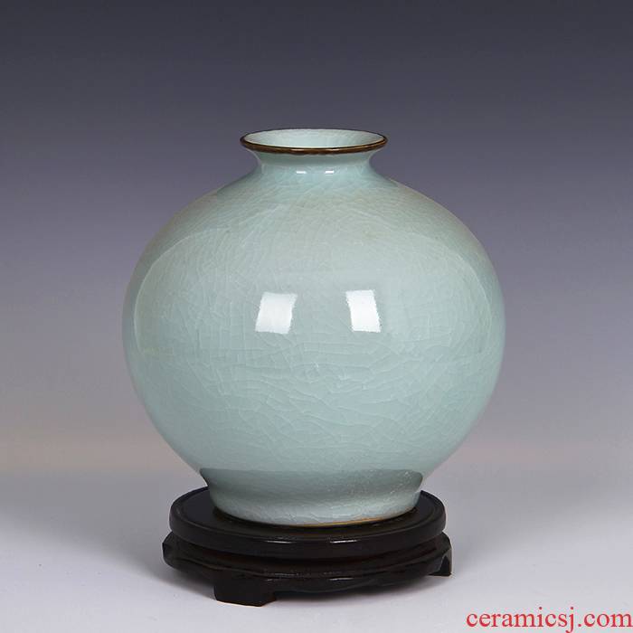 Jingdezhen ceramics flower vase of new Chinese style restoring ancient ways is sitting room home rich ancient frame adornment handicraft furnishing articles