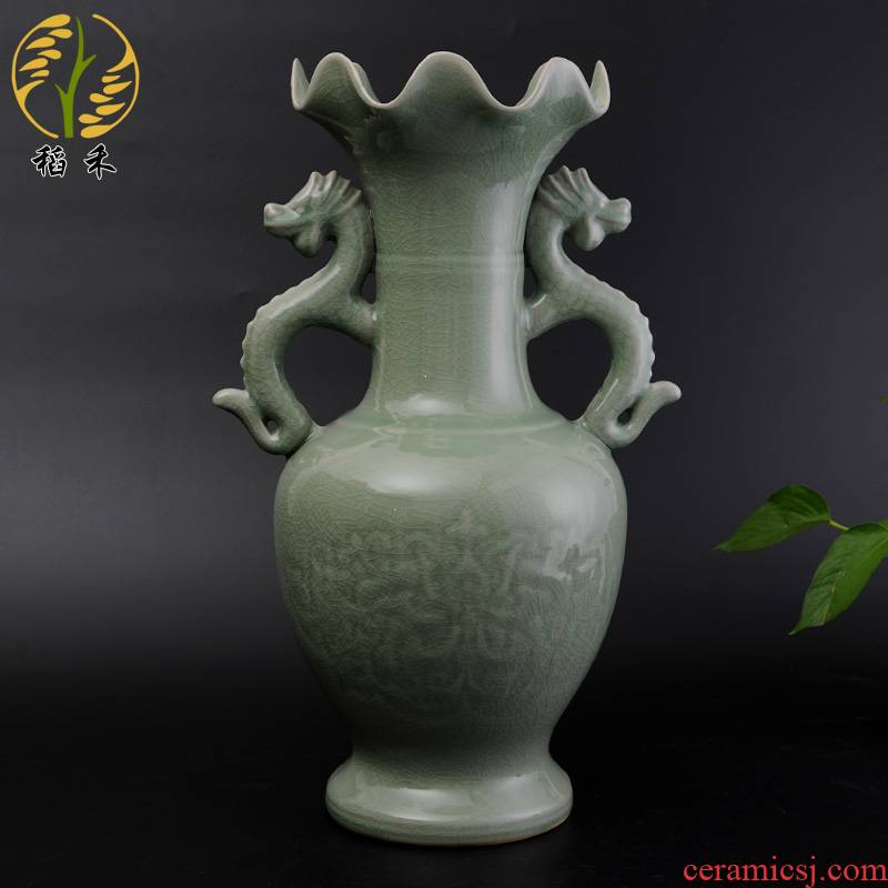 Archaize your up creative ceramic crafts vase large China Chinese style restoring ancient ways home sitting room adornment