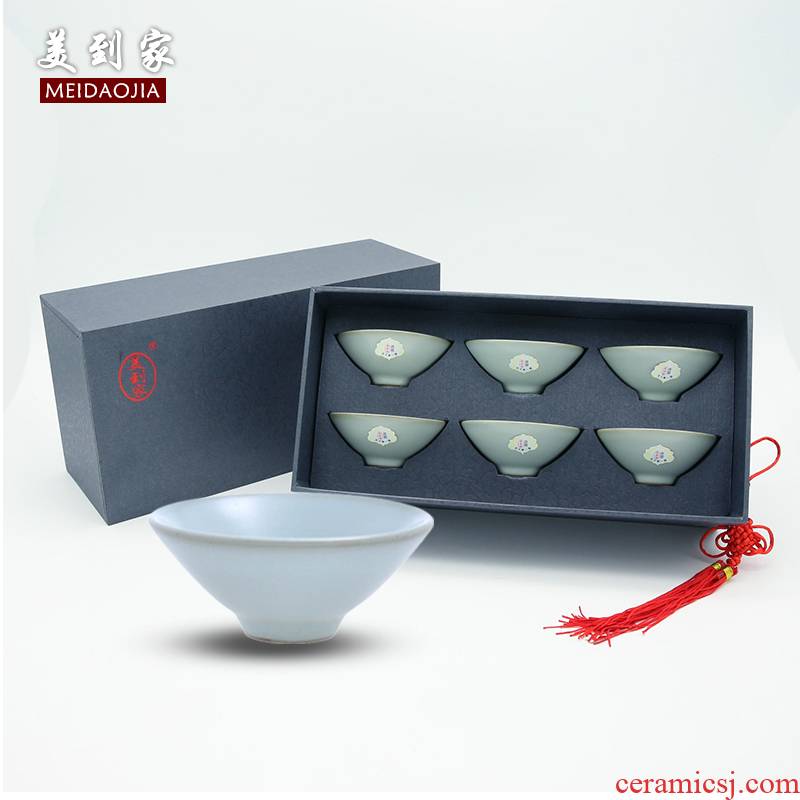 Beautiful home your up kung fu tea cups suit household ceramic tea sets, tea cup sample tea cup gift boxes