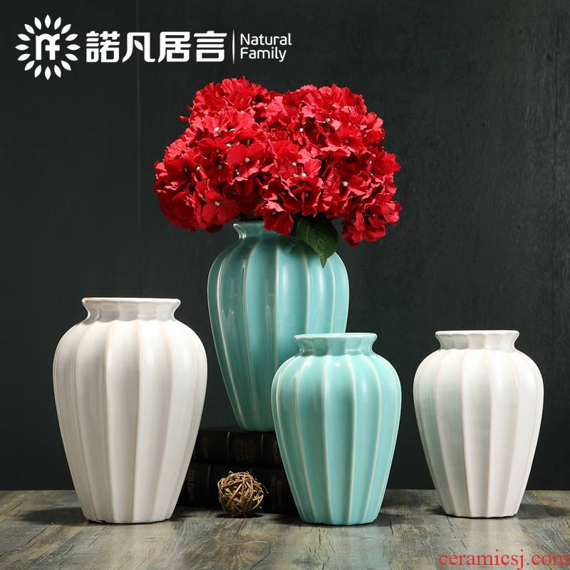 American ceramic vase mesa sitting room hotel dry flower arranging flowers do old flower implement creative Europe type restoring ancient ways is contracted fashion