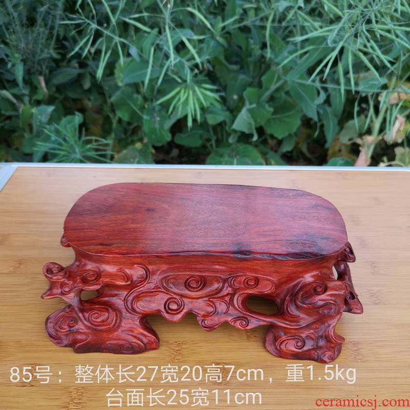 Pianology picking 85 redwood carved base solid wood handicraft furnishing articles base with flowers miniascape base