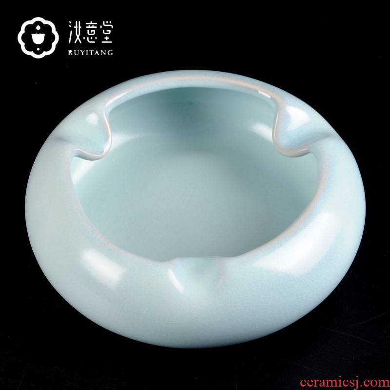 Your up porcelain cigar ashtray ceramic household desktop Chinese move contracted sitting room tea table office furnishing articles