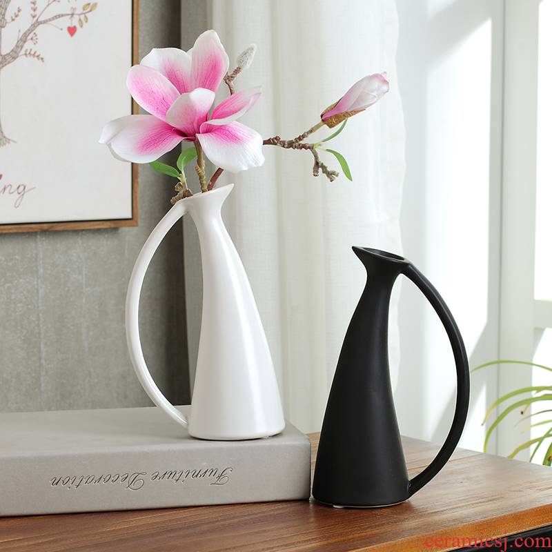 Nordic contracted modern vase household act the role ofing is tasted wine sitting room adornment furnishing articles furnishing articles creative ceramics vase