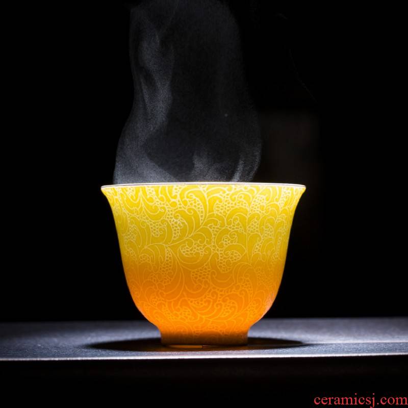 Porcelain jingdezhen ceramic sample tea cup tea cups all hand made porch kung fu pastel rolling noggin masters cup