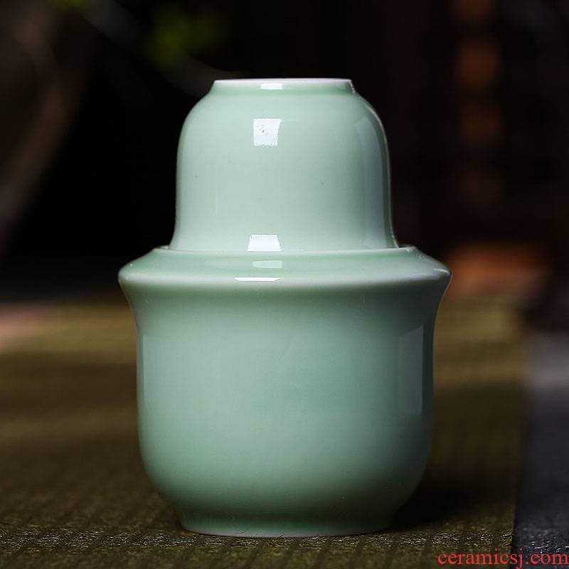 2 the Catalpa wen xin jingdezhen household ceramics hip flask the loaded with 2 two white wine wine wine suits for scalding hot warm wine