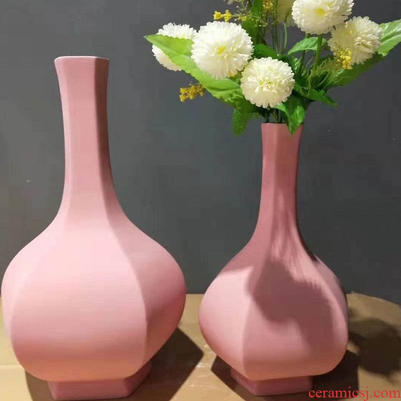 Jingdezhen porcelain furnishing articles 2 piece 680 pink