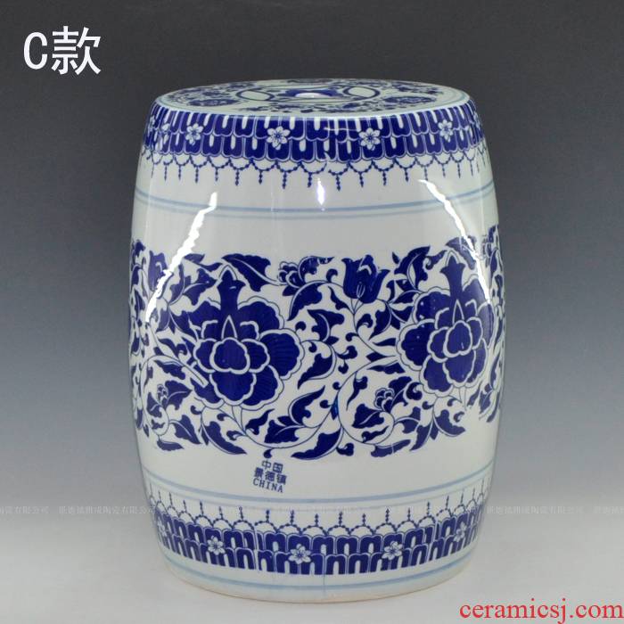 Blue and white landscape who elephants in jingdezhen ceramics shoes who crafts home furnishing articles sitting room adornment