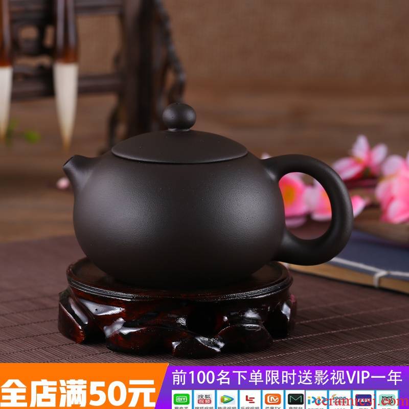 Violet arenaceous mud phase kung fu tea set of household ceramic tea cup small set of simple office contracted mini the teapot