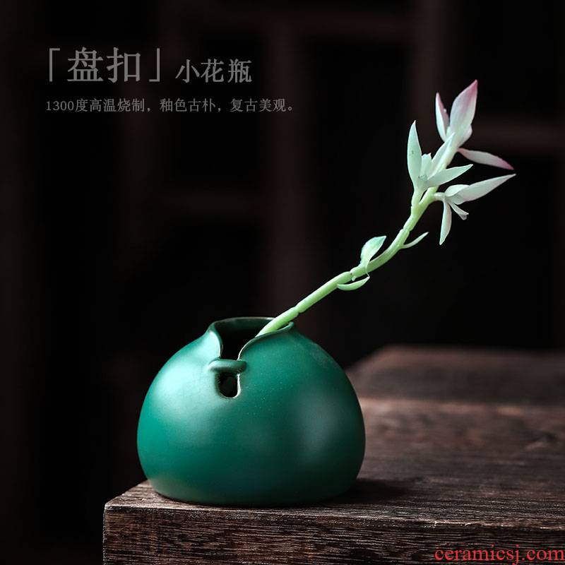 ShangYan ceramic flower implement small vase restoring ancient ways is a Japanese tea taking accessories creative home furnishing articles hydroponic cheongsam receptacle