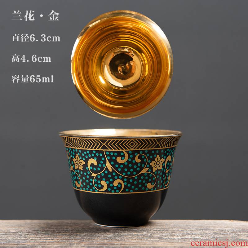 Tea cups suit to build a ceramic household masters cup single men and women only a Tea light sample Tea cup pure manual