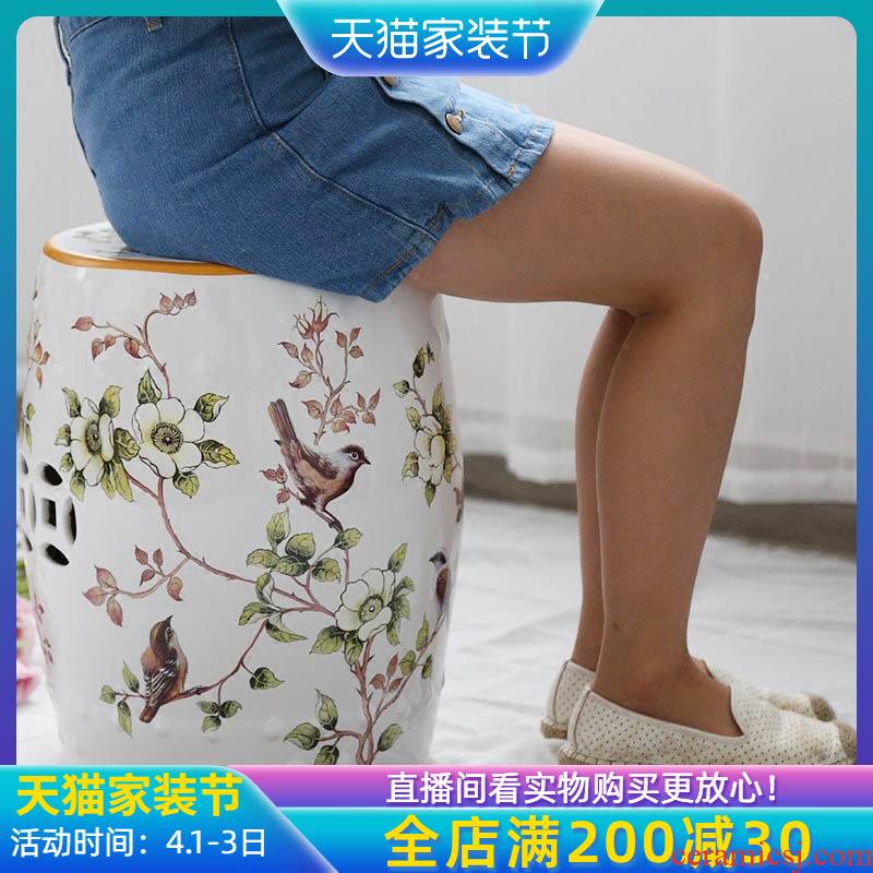 Jingdezhen ceramic new Chinese style decoration who side what furnishing articles study of the sitting room the bedroom in shoes who toilet who