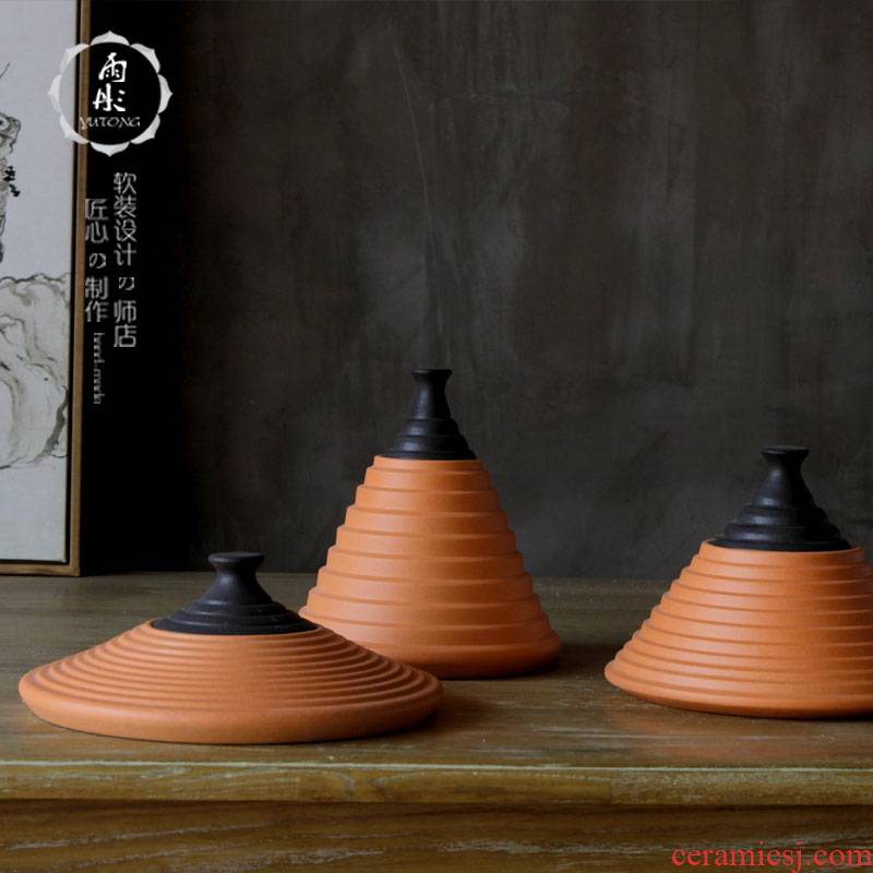 Rain tong model | jingdezhen ceramics creative household furnishing articles furnishing articles sitting room porch decorate ceramic jewelry