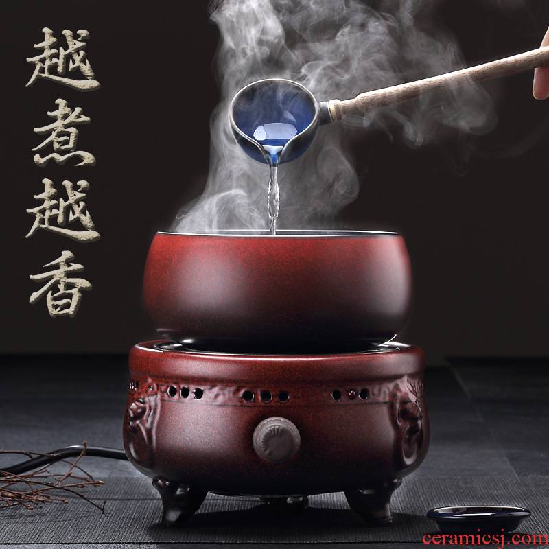Cloud Cloud boiling tea ware ceramic black electric teapot tea stove cooking health tea tea pot of warm tea machine electricity TaoLu