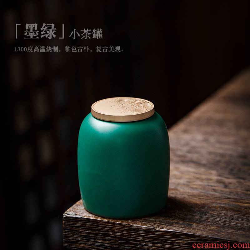 ShangYan archaize ceramic tea pot small tea POTS of sealing portable mini tea tanks tins