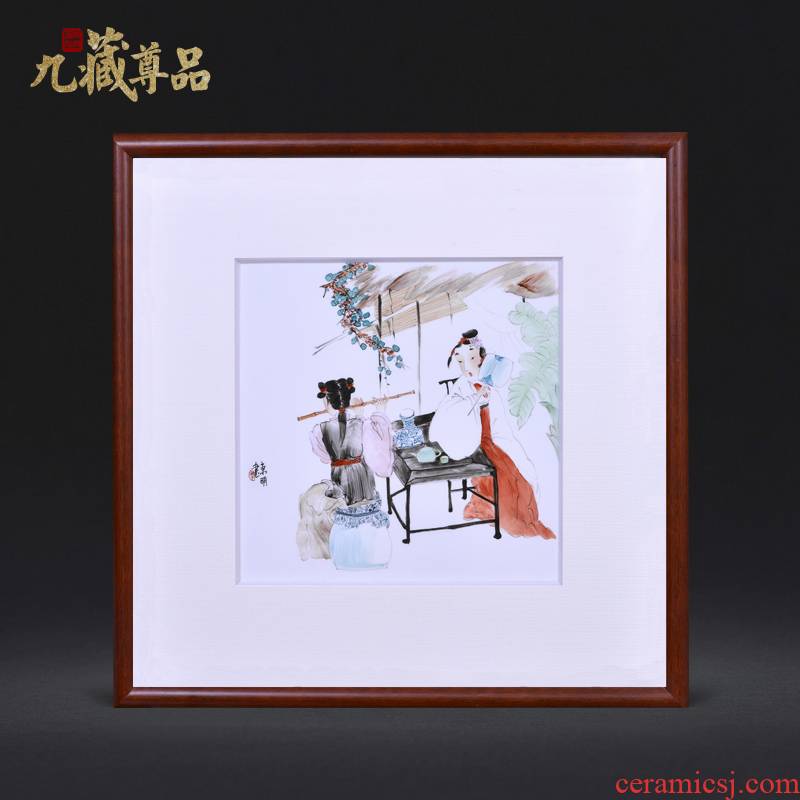 Jingdezhen ceramic dong - Ming li, a famous master hand had adornment porcelain plate paintings of Chinese style household decoration