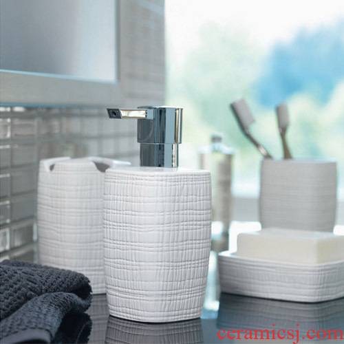 SPIRELLA/silk pury ceramic bathroom brushing mouthwash mouthwash 4 cup cup suit toiletries