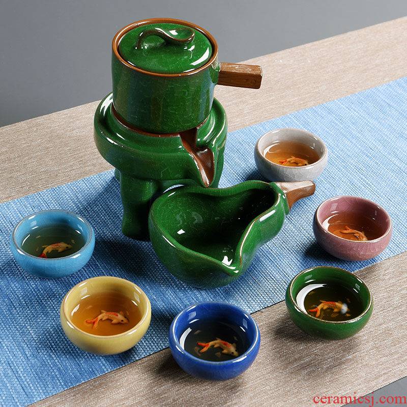 Taiwan ice crack of purple sand cup kung fu tea sets ceramic cup sample tea cup ice crack tea sales