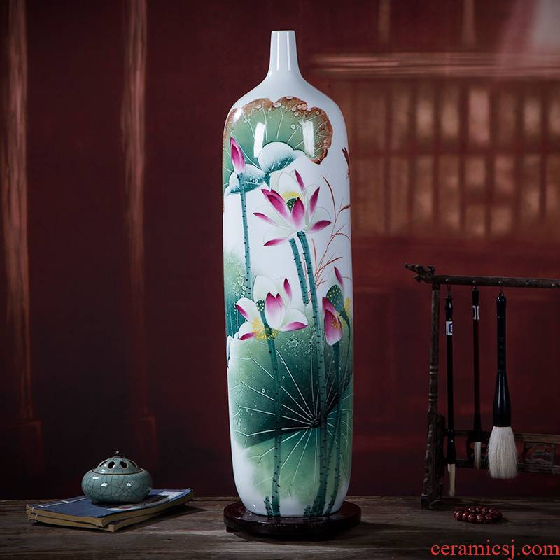 357 jingdezhen ceramics powder enamel vase hand - made sabingga sukdun dergici jimbi sitting room home decoration handicraft furnishing articles