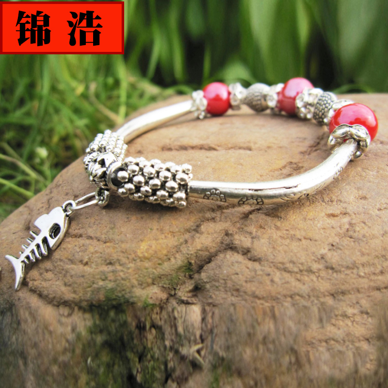 Jin hao ceramic bracelet with A manual MiaoYin Jin hao folk fine jewelry jewelry gift gift JingDe
