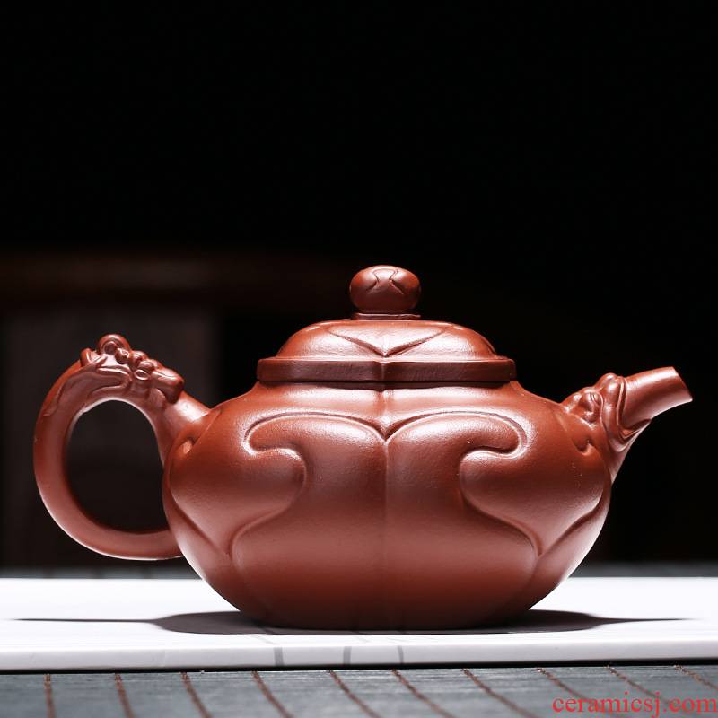Yixing masters are it pure manual teapot undressed ore mud kung fu tea sets tea zhu household dragon