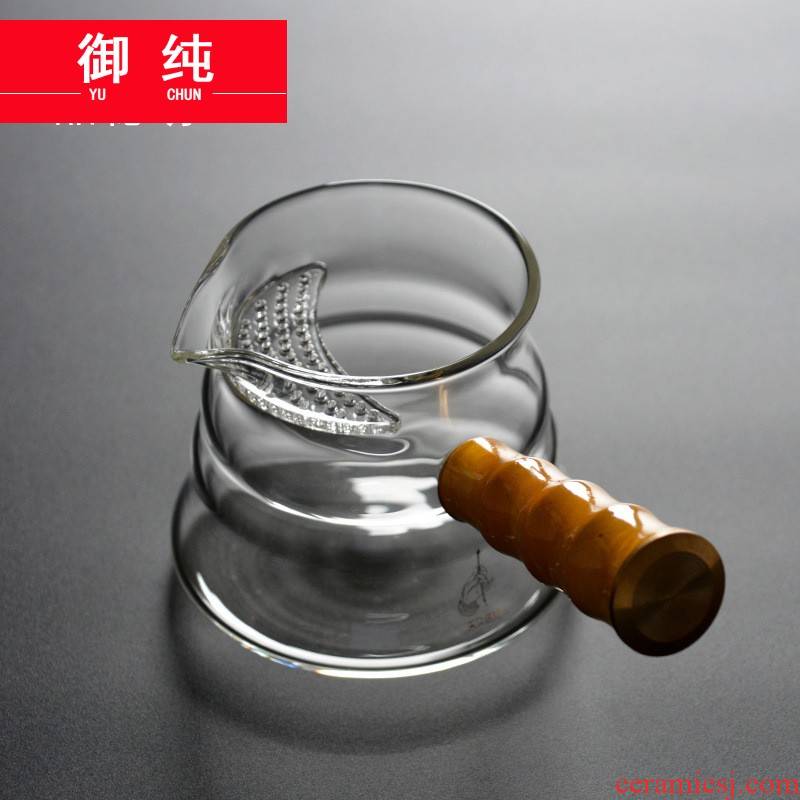 Royal fair for the pure tea accessories filter glass cup upset heat boil tea sea points kung fu tea set