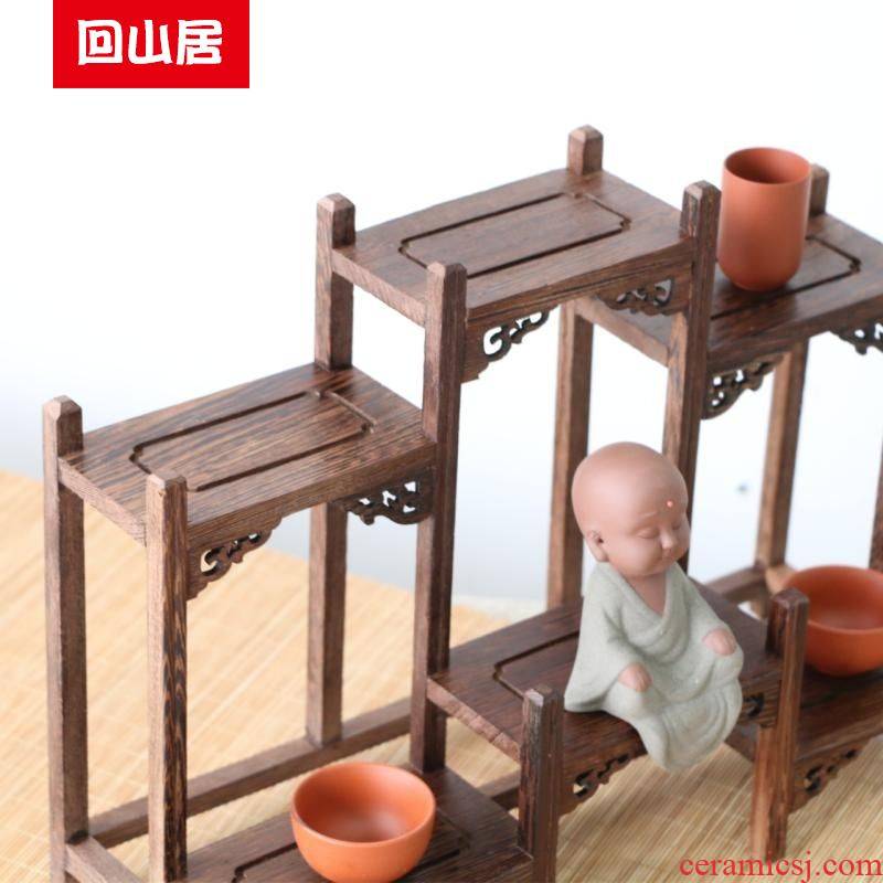 Back at furnishing articles chicken wings wood tea beverage holder puer tea cake aircraft are it supporter