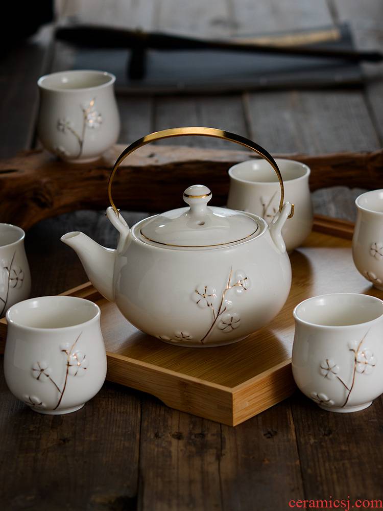 Tea set the teapot teacup household small Tea Tea sets of a complete set of small kung fu ceramic kunfu Tea set