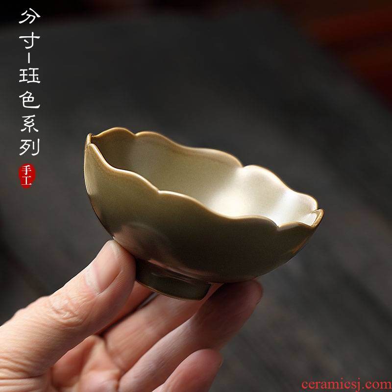 Cloud YunJue color master jingdezhen ceramics by hand cups individual sample tea cup single cup from the lamp that does not open