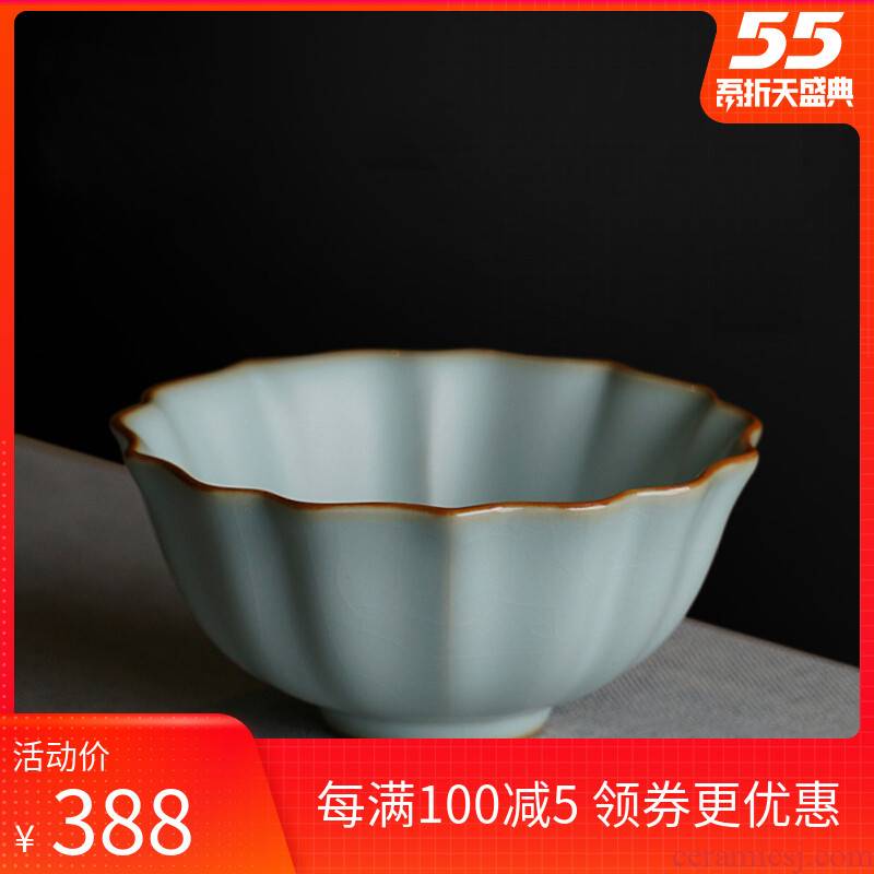 Hand your up master cup single CPU ceramic cups tea sample tea cup, celadon jingdezhen porcelain kunfu tea tea set