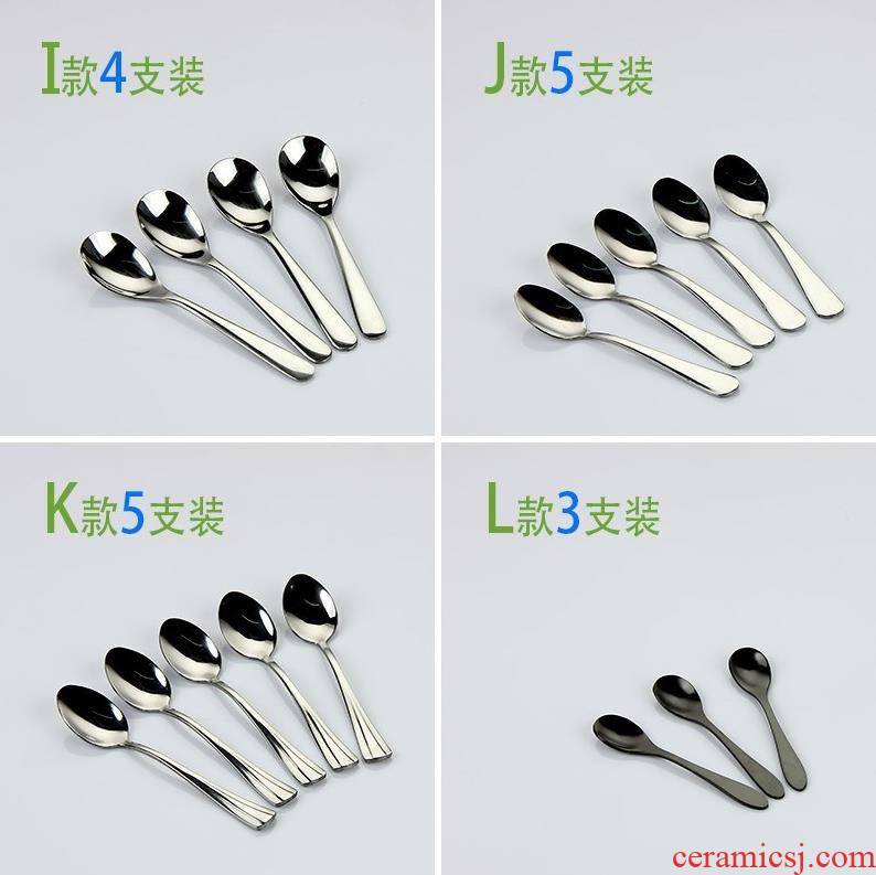 New dessert ice cream run milk tea muddler cup spoon brief com.lowagie.text.paragraph move stainless steel small small run mini - meals