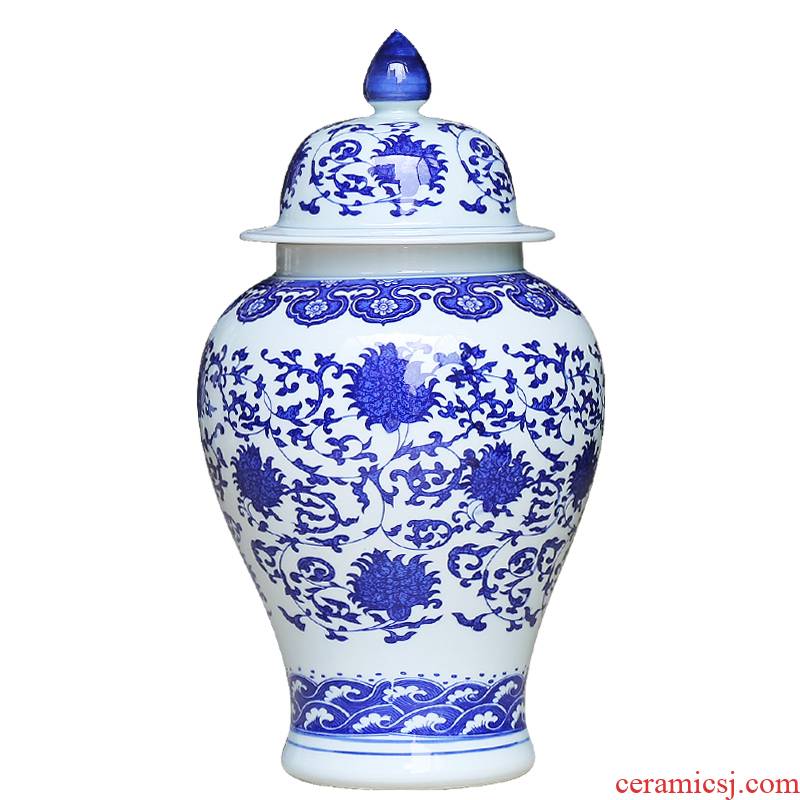 Jingdezhen ceramics archaize general storage tank jar airtight canister to candy jar sitting room place, household act the role ofing is tasted