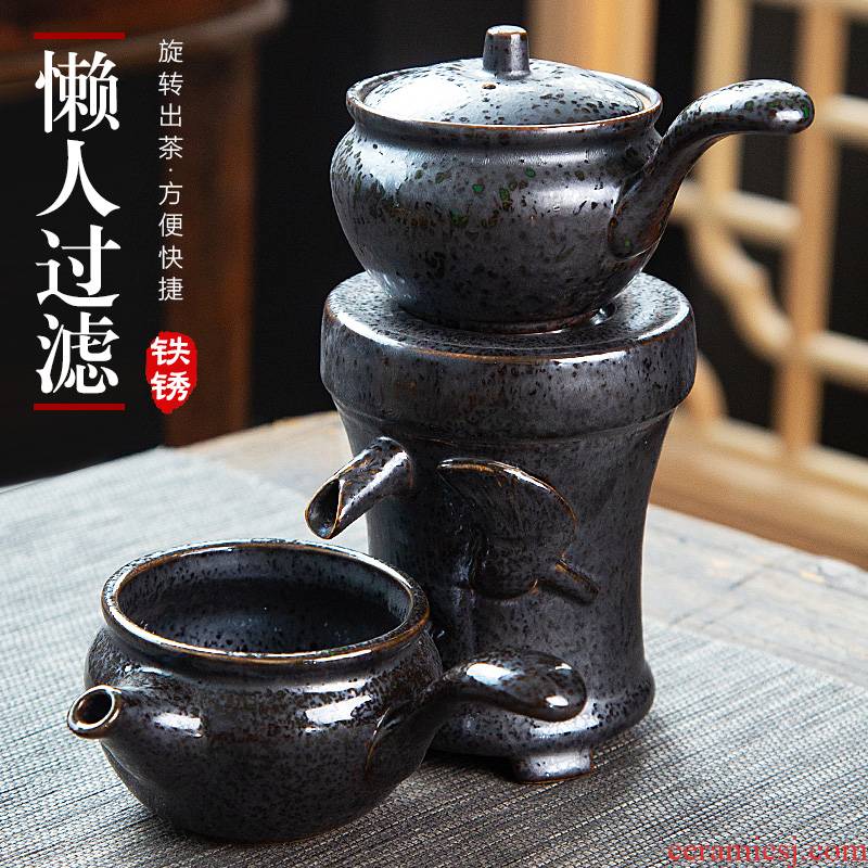 Restoring ancient ways is lazy) automatically suit creative stone mill filter fair keller of tea tea strainer kung fu tea accessories