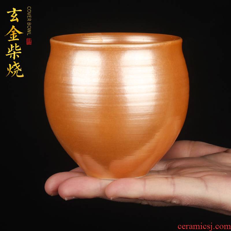 Artisan fairy pure manual firewood ceramic cups master cup single cup sample tea cup office home retro kung fu tea cups