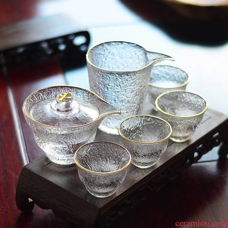Glass hammer fair keller only three tureen tea tea set Japan 's large kung fu tea set accessories