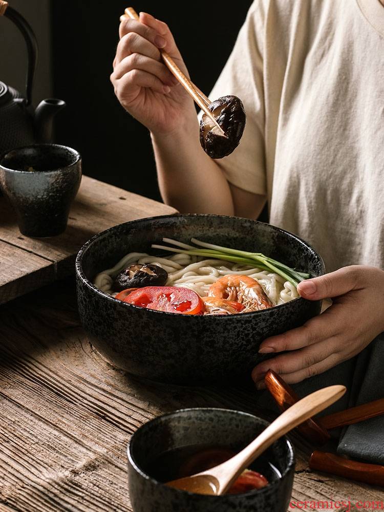BQ garden wild Japanese ceramic soup can cover your job tableware and the restoring ancient ways to use a pull rainbow such use large soup bowl with originality