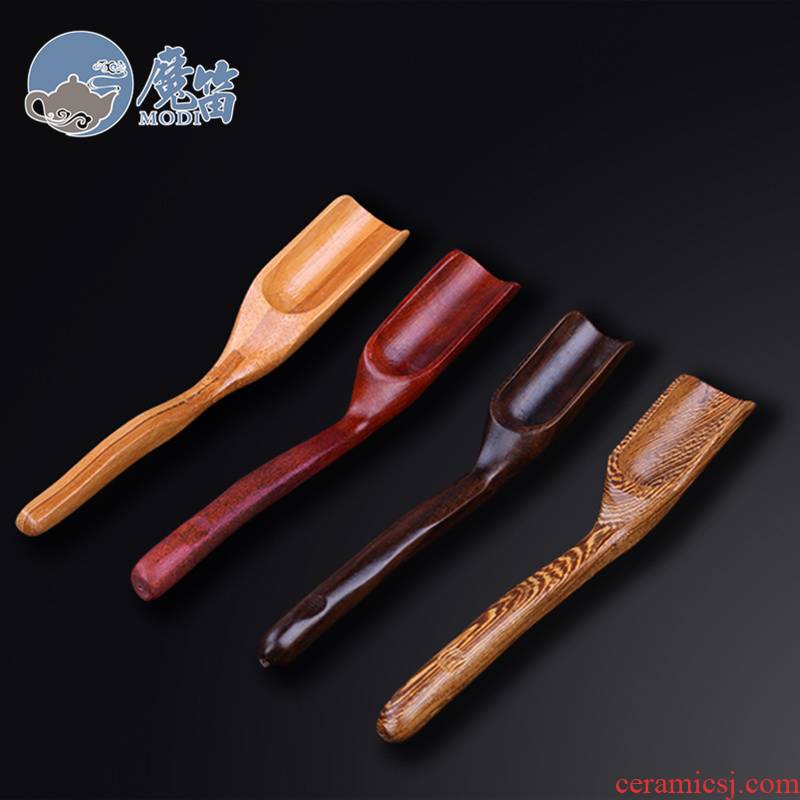 The flute tea run shovel teaspoon bamboo tea is The tea taking kung fu tea accessories zero matchs tea tools suit household