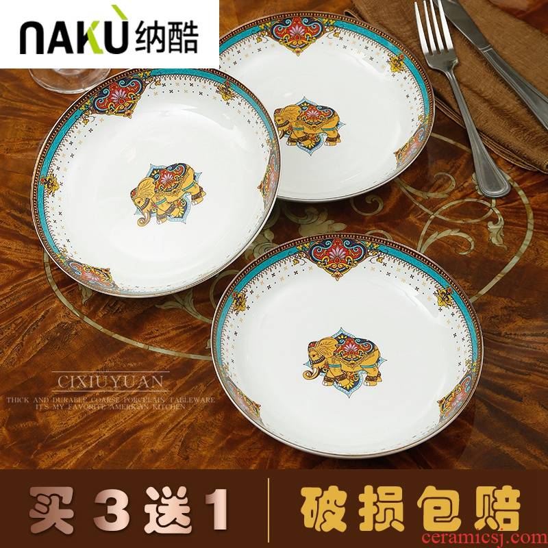 Child suit, cool creative ipads porcelain dish dish home western - style food dish cooking dishes dumplings disc European ceramic plate