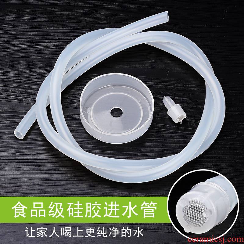 The flute general tea set on The pipe food - grade silicone feed line hose bottled tea tray was pumping suction pipe