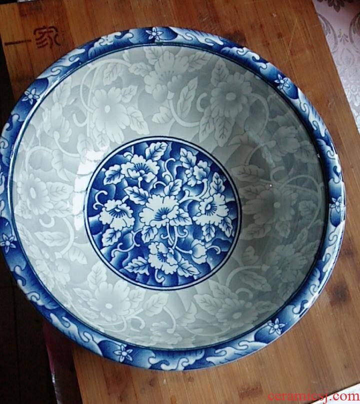 Soup bowl large household porcelain jingdezhen ceramics la rainbow such use tableware suit Japanese eat bowl bowl mercifully rainbow such use