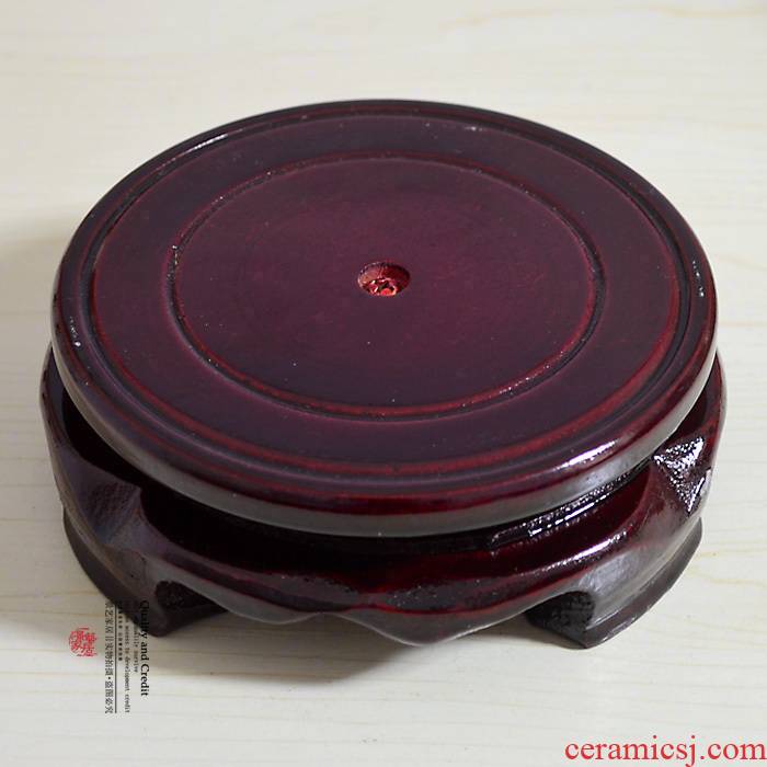 10 yuan/paint wooden base/products/home decoration/ceramic vase process furnishings