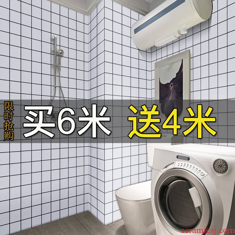 Toilet stickers waterproof wall stick the bathroom Toilet metope which bathroom tiles kitchen oil since the which wallpaper glue